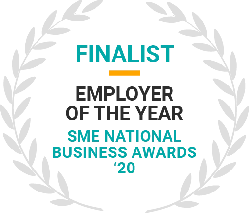 MRS Digital - FINALIST at National SME Awards 2020/21 - Employer of The Year