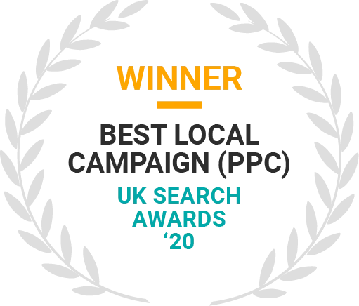 MRS Digital - WINNER at UK Search Awards 2020 - Best Local Campaign (PPC)