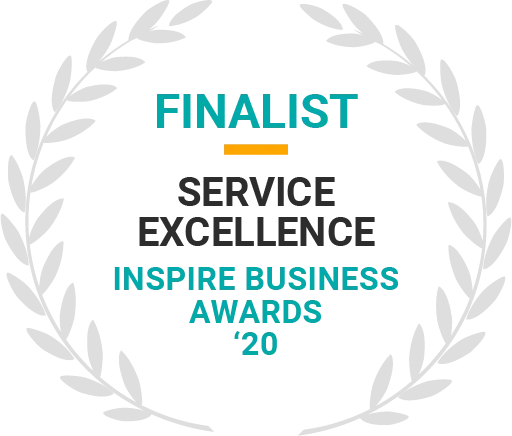 MRS Digital - FINALIST at Inspire Business Awards 2020 - Service Excellence