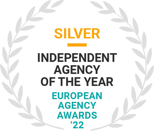 MRS Digital - SILVER at European Agency Awards 2022 - Independent Agency of the Year