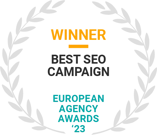 MRS Digital - WINNER at European Agency Awards 2023 - Best SEO Campaign