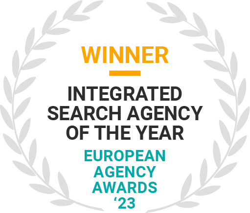 MRS Digital - WINNER at European Agency Awards 2023 - Integrated Search Agency of the Year